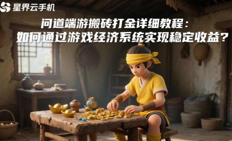 问道端游搬砖打金详细教程:如何通过游戏经济系统实现稳定收益? image.png